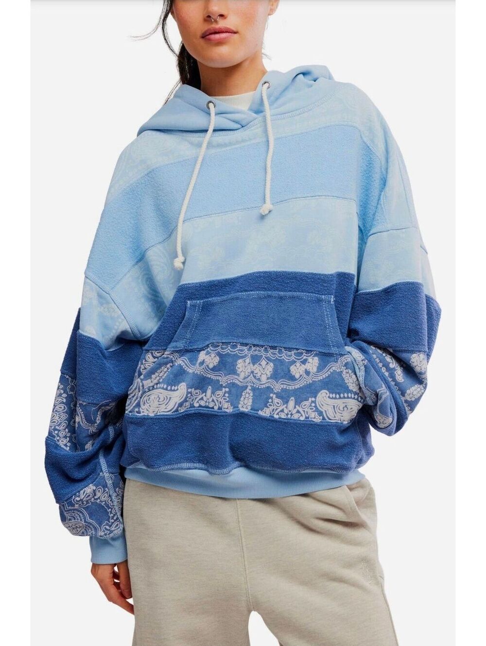 $168|NWT|Sz.Small (OVERSIZED)Free People Movement Final Call Hoodie